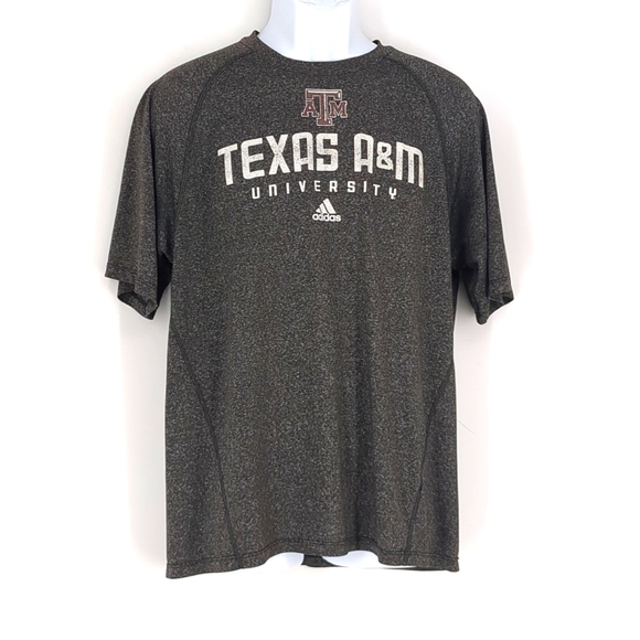 Texas A&M University Adidas Gray Shirt Men's Size Large - Picture 1 of 4